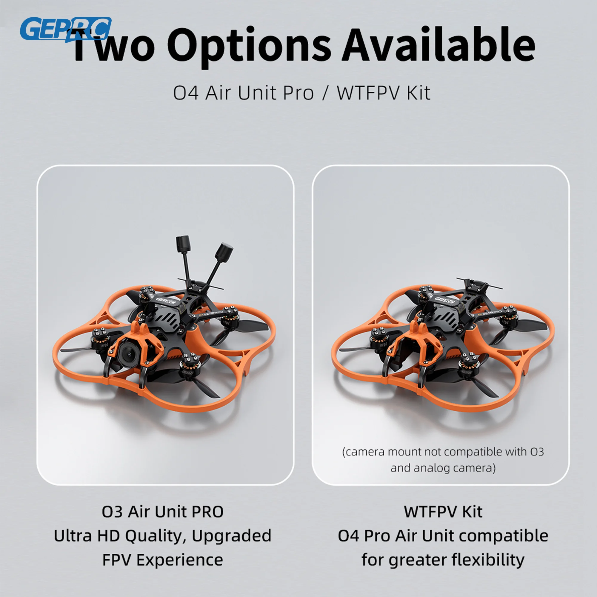 GEPRC Cinelog30 V3 FPV Quadcopter O4 Air Unit PRO /WTFPV TAKER F722 45A 32Bit AIO SPEEDX2 1404 3850KV LED BEC RC Freestyle Drone - Image 4