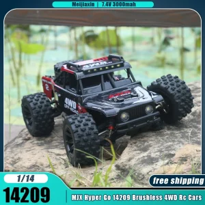 MJX 14209 1/14 RC Car Brushless Hyper Go 2.4G Remote Control Car 4WD 43km/h Off-road Racing RC Truck Electric Hobby Toys Gifts