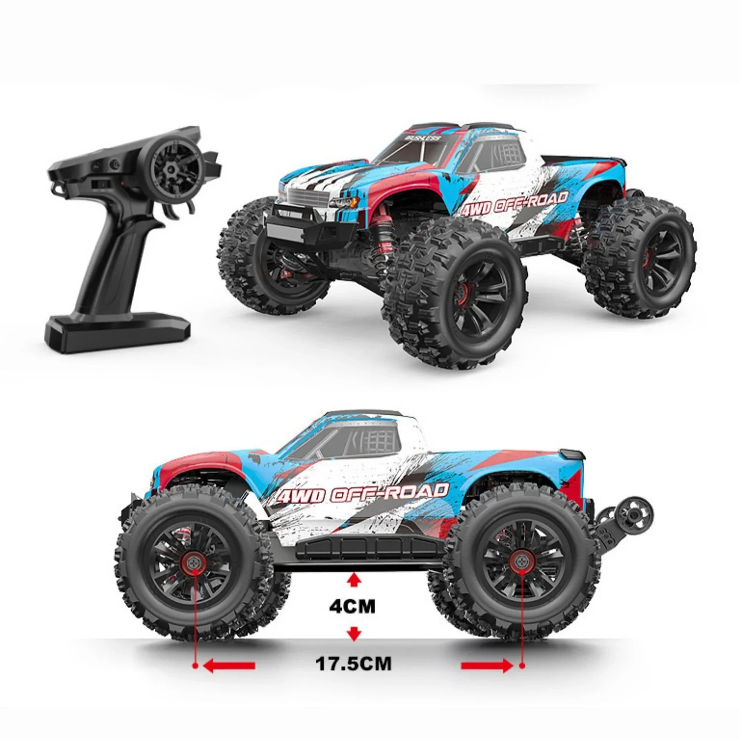 New MJX Hyper Go 16208 3S 1/16 Brushless RC Car Hobby 2.4g Remote Control Pickup Truck Model 4wd High-speed Off-road Boy Gift - Image 3