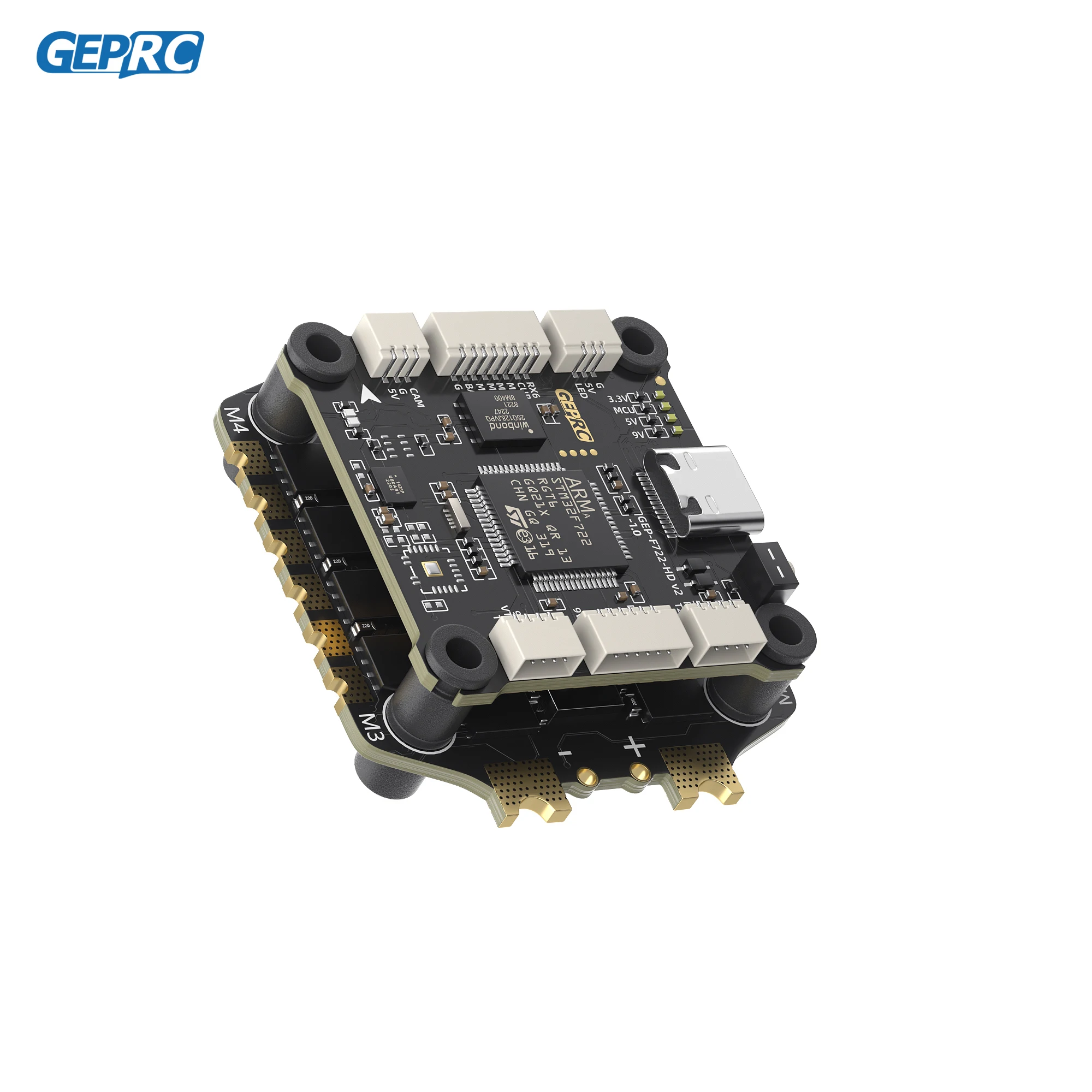 GEPRC TAKER F722 BLS 60A 65A 80A V2 STACK 4IN1 ESC Flight Controller Data Analyze Record Flight Data Plug Play Racing FPV Drone - Image 4