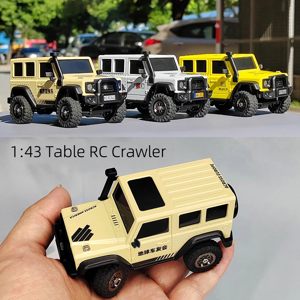LDARC X43 1:43 Crawler RC Car Simulation Full Time 4WD Climbing Vehicle Toy Remote Control Toys RTR Kit For Kids and Adults Toys - Image 2