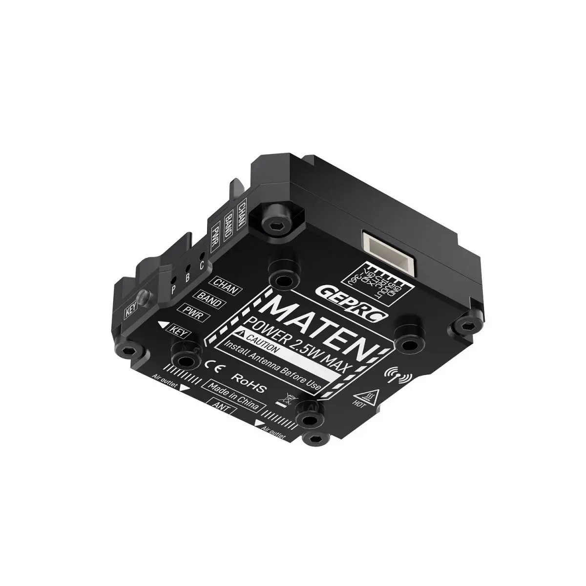 New GEPRC MATEN 5.8G 2.5W VTX PRO Aluminum Alloy Numerical Control Shell Auxiliary Heat Dissipation Drones Accessories - Image 5