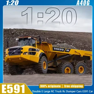 Double Eagle E591 AB A40G 1:20 RC Trucks Remote Control Articulated Dump Truck Alloy Engineering Vehicle Rc Car Children Toys
