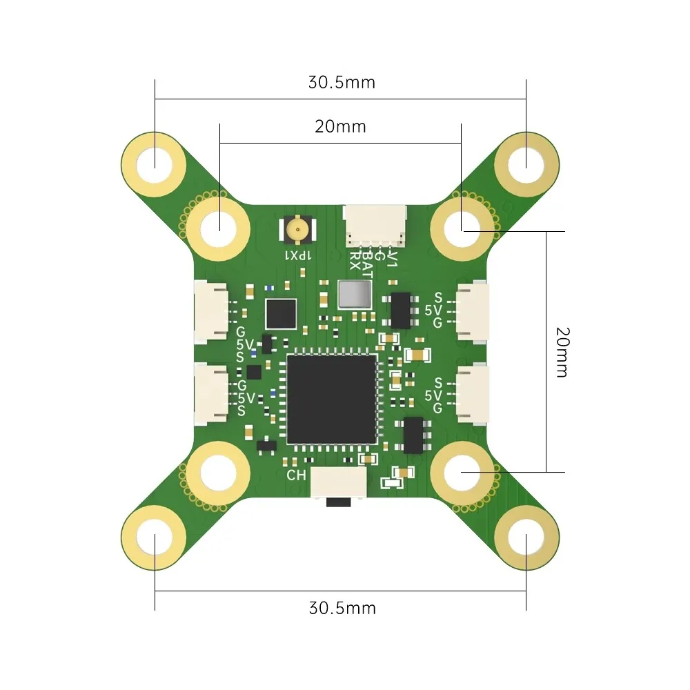 iFlight BLITZ 5.8G 25mW Race VTX Video Transmitter Non-adjustable with IPEX connector for FPV parts - Image 5