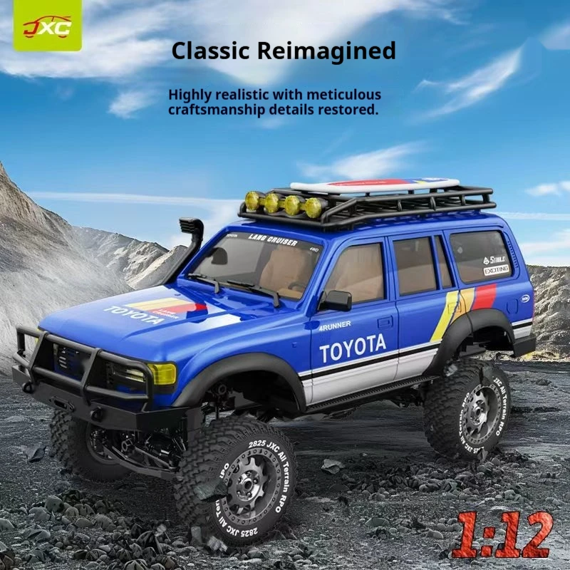 JXC Jingxiaochuang 1/12 Lc80 Rc Remote-Controlled Simulation Electric Four-Wheel Drive Off-Road Climbing Vehicle Model Toy Gift - Image 2