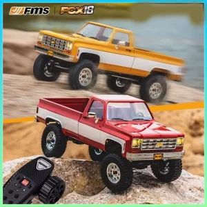 Fms 1:18 Fcx18 K10 Mini Pickup Rtr Remote Control Car Two-Speed Mechanical Variable Speed Climbing Four-Wheel Drive Model Toy