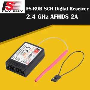 Flysky FS-R9B 2.4GHz 8CH Digtal Receiver System For Turnigy 9X FS- TH9B 9CH Remote Controller i6 i10 T6 CT6B Transmitter