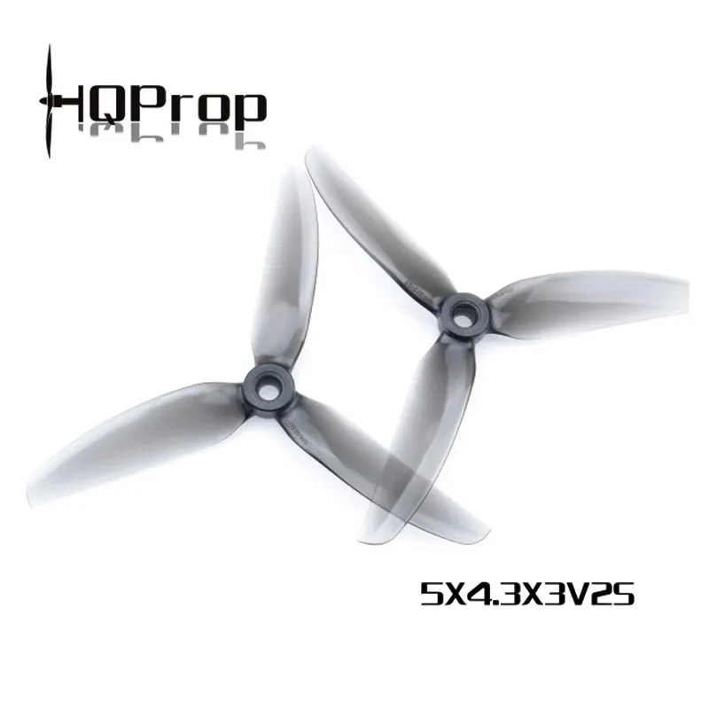 HQPROP 5X4.3X3V2S 5043 5X4.3X3 3-Blade PC Propeller for RC FPV Racing Freestyle 5inch Drones Replacement DIY Parts 6Pairs - Image 5