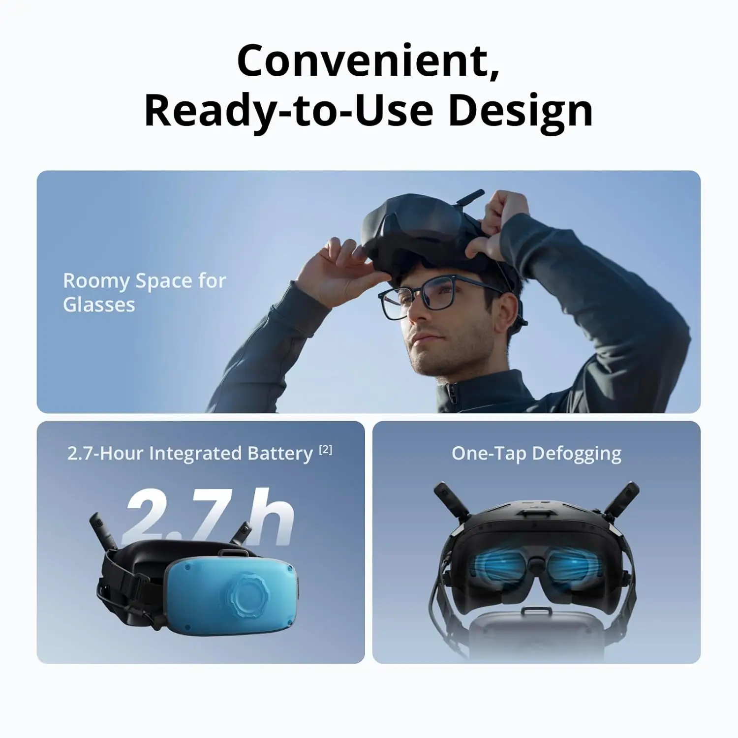 DJI Goggles N3 FPV Goggles 1080p Ultra Wide Screen Immersive Flight Experience FPV Goggle Wireless Streaming Goggles for Drones【FPV Goggles & Accessories】 - Image 3