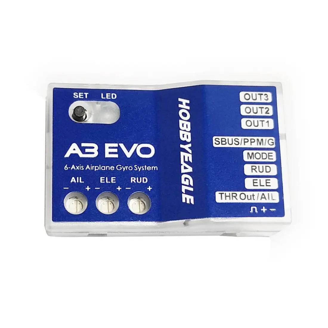 Hobby Eagle A3 EVO / A3 lite Aeroplane Flight Controller Stabilizer 6 Axis Gyro Support PPM Receiver Fixed-Wing For RC Drone - Image 4
