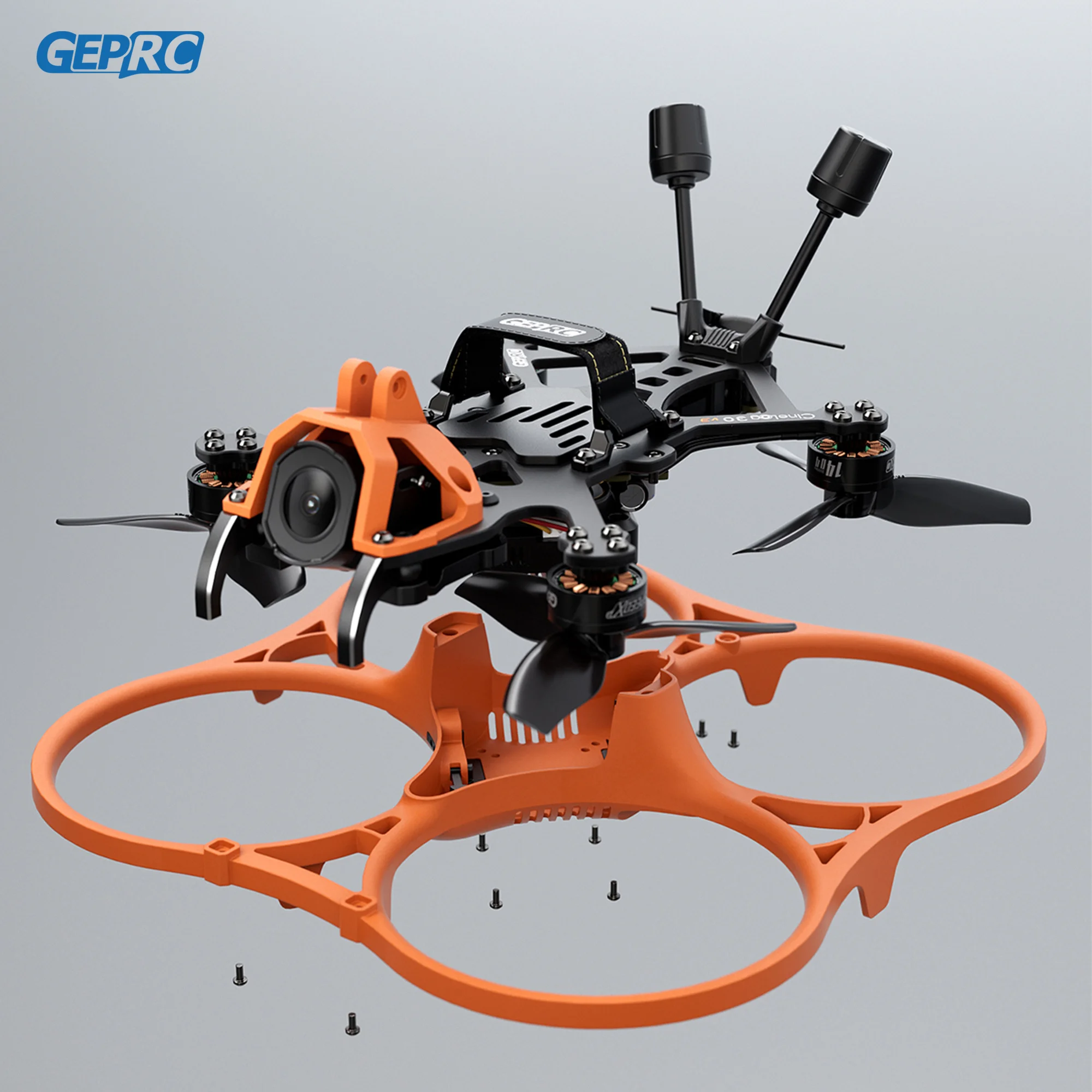 GEPRC Cinelog30 V3 FPV Quadcopter O4 Air Unit PRO /WTFPV TAKER F722 45A 32Bit AIO SPEEDX2 1404 3850KV LED BEC RC Freestyle Drone - Image 2