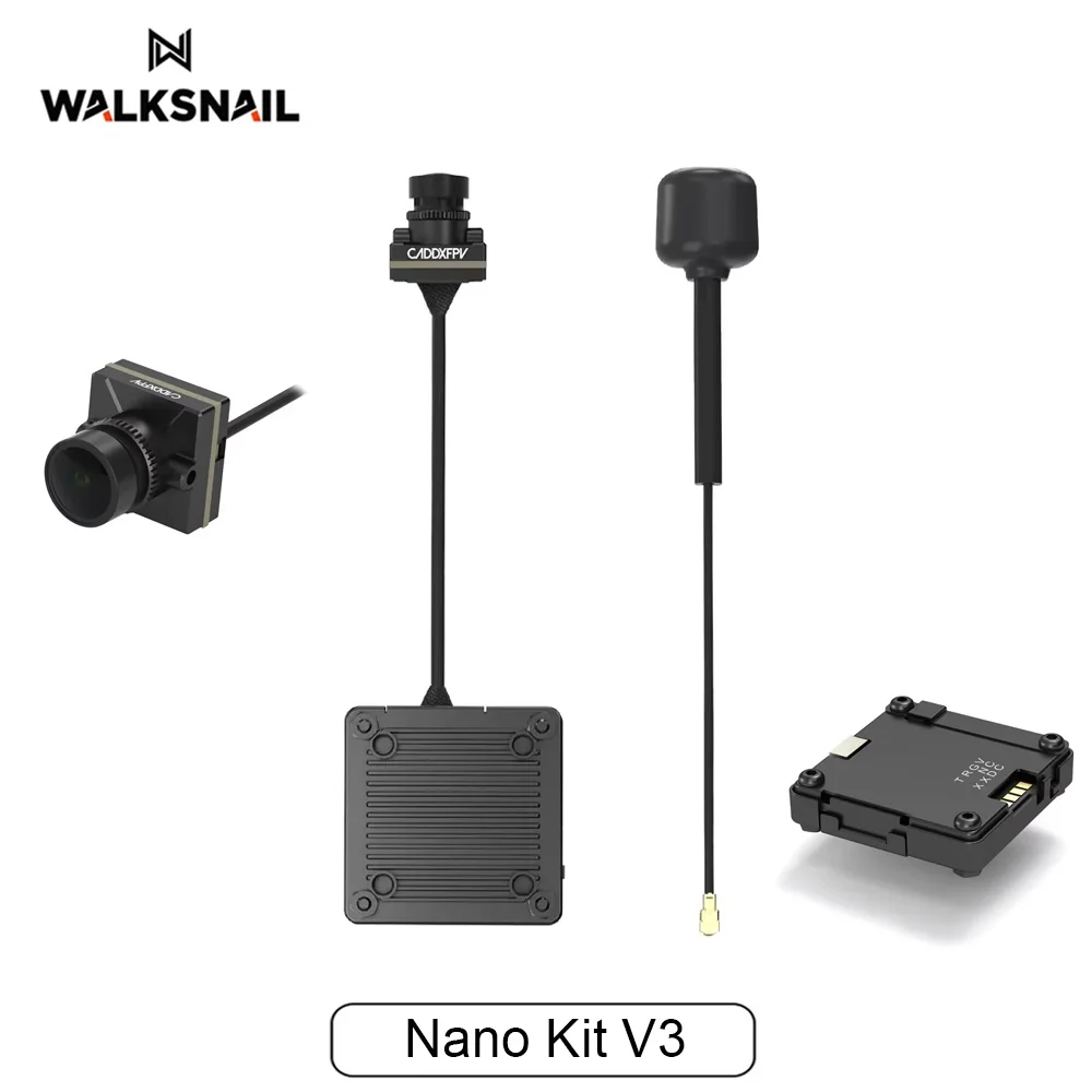 Walksnail Avatar HD Nano Kit V3 / V3 VTX ONLY / V3 CAMERA ONLY 1080P/60fps 4:3 32G memory 500mW/3.1-13V for FPV Drone