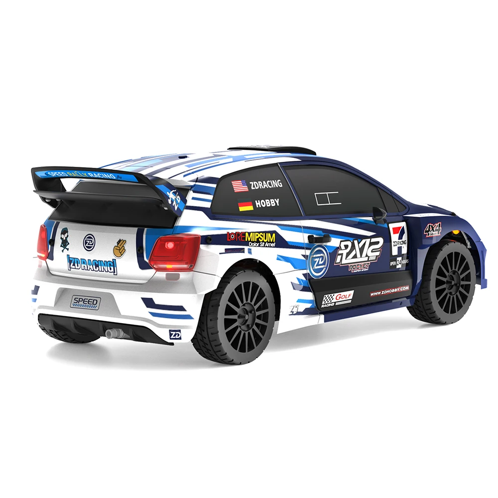 ZD Racing RC Car 1:12 Scale RX12 Brushless Car 70KM/H Car 4WD 2200mAh 350M Rally Vehicle - Image 5