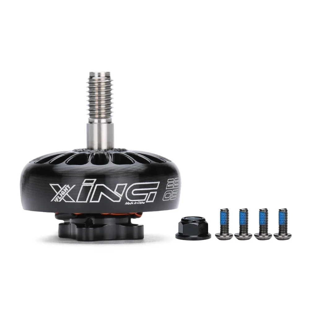 iFlight XING 2205 2300KV/3200KV/2450KV NextGen Motor for 4-6S FPV (Black, 12×12mm/M2 Mounting Hole)