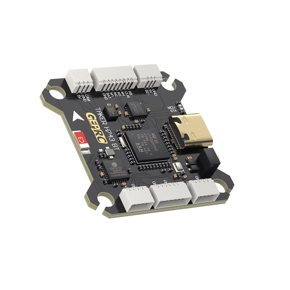 GEPRC TAKER H743 BT Dual Gyro 3-6S Flight Controller with 5V 12V BEC Output for RC FPV Racing Drone - Image 2