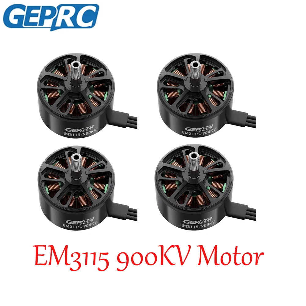GEPRC EM3115 3115 Motor 900KV 6S LiPo Suitable for FPV Freestyle 8-10inch Long Range Drones DIY Mark4 LR10 Parts