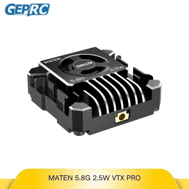 New GEPRC MATEN 5.8G 2.5W VTX PRO Aluminum Alloy Numerical Control Shell Auxiliary Heat Dissipation Drones Accessories