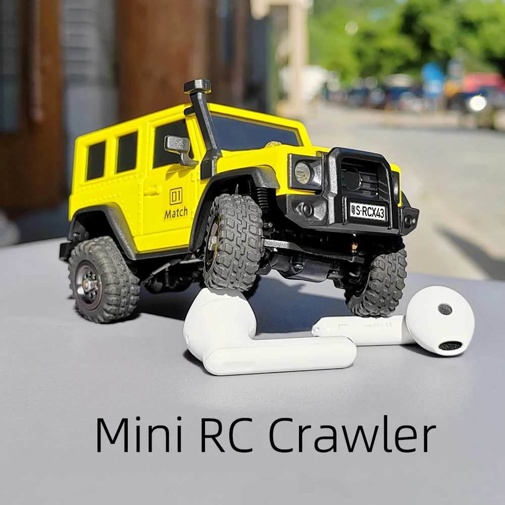 LDARC X43 1:43 Crawler RC Car Simulation Full Time 4WD Climbing Vehicle Toy Remote Control Toys RTR Kit For Kids and Adults Toys - Image 4