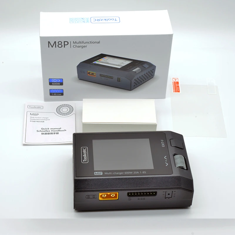 ToolkitRC M8P 600W 20A Multi-function DC Balance Charger for 1-6S 7S 8S XT60 Lipo LiHV LiFe Lion LTO Battery signal testing - Image 6