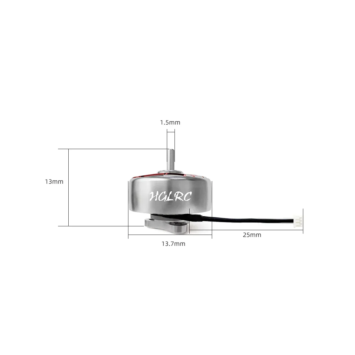 HGLRC 2025 New SPECTER 1003 10000KV 1-2S Brushless Motor Compatible 1.6-2inch Propeller for FPV 75mm Tinywhoop Toothpick Drone - Image 5