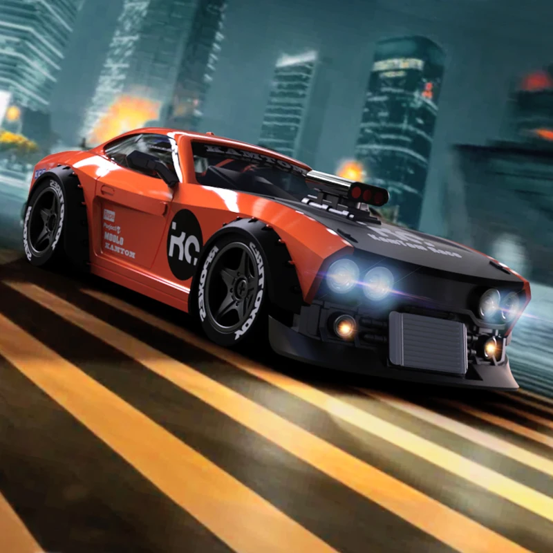 KAMTOM RC Car 1/32 4WD Double Wheel Replace ESP Gyro 30KM/H Drifting Car Model Vehicle - Image 2