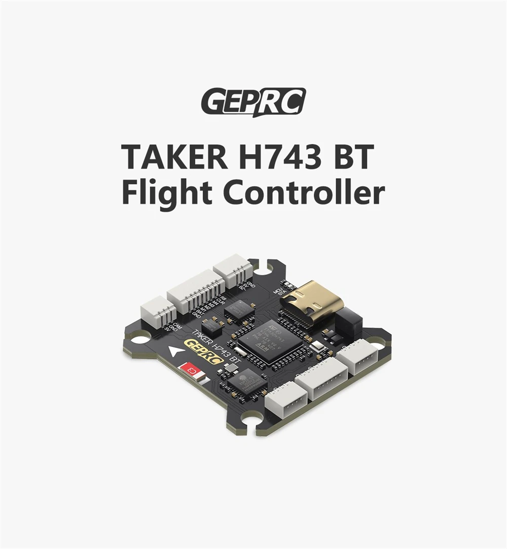 GEPRC TAKER H743 BT Dual Gyro 3-6S Flight Controller with 5V 12V BEC Output for RC FPV Racing Drone - Image 6