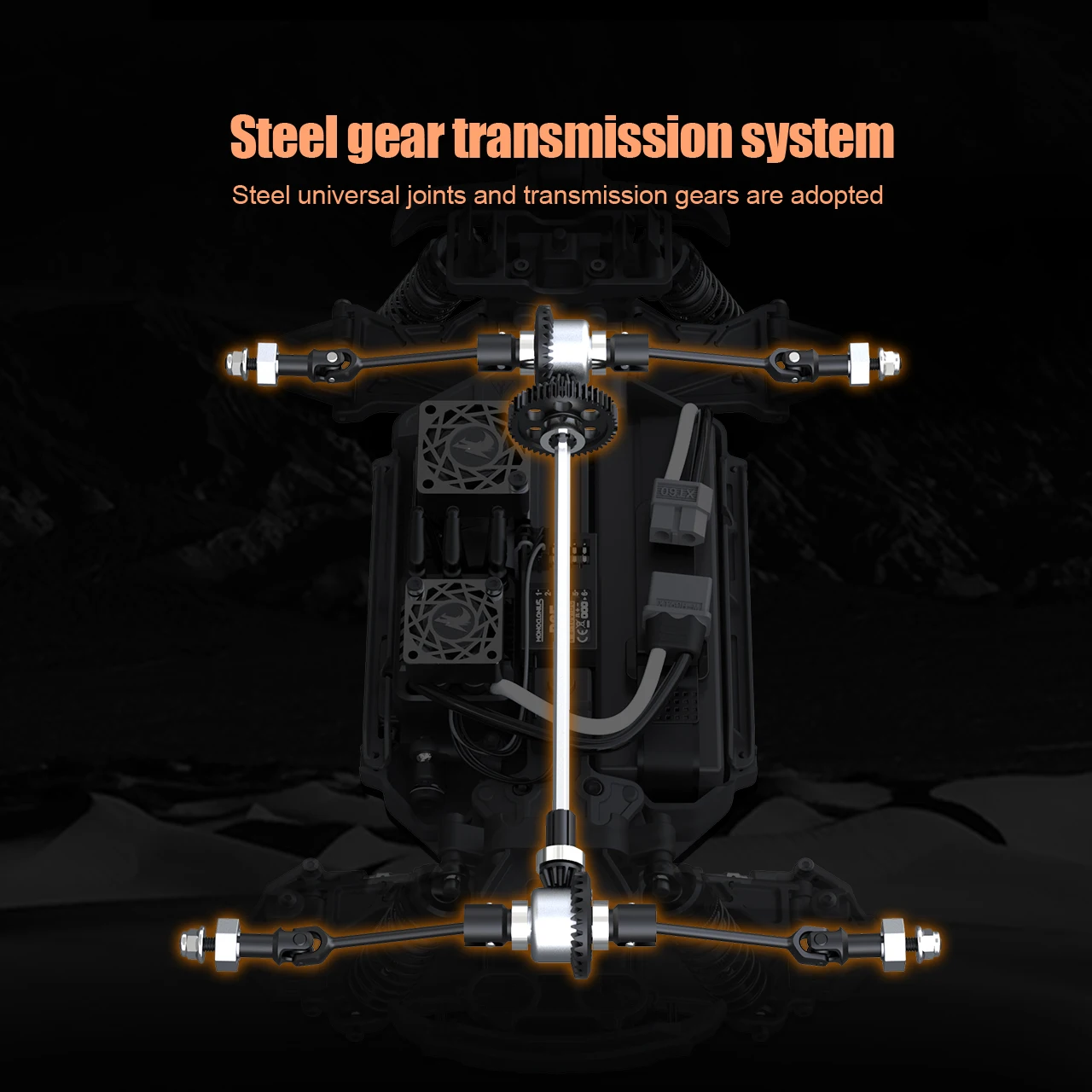 UD1610s RC Crawler 1/16 Brushless Remote Control Car Flip Off-Road Climbing Vehicle UDIRC Simulation Model Toy for Adults - Image 5