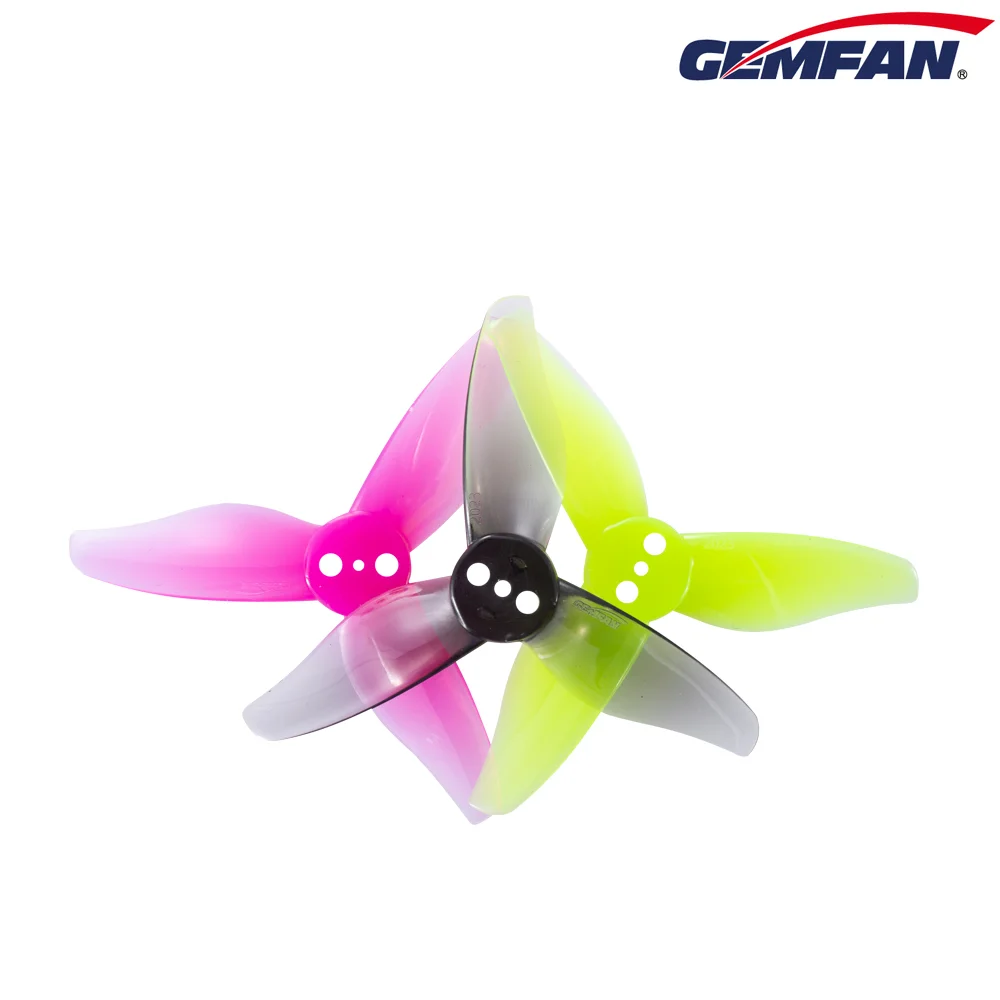 4pairs GEMFAN Hurricane 2023 2x2.3 2 Inch 3-Paddle PC Propeller with 1mm/1.5mm Holes for 1105-1108 Motor for FPV Racing Drone - Image 2