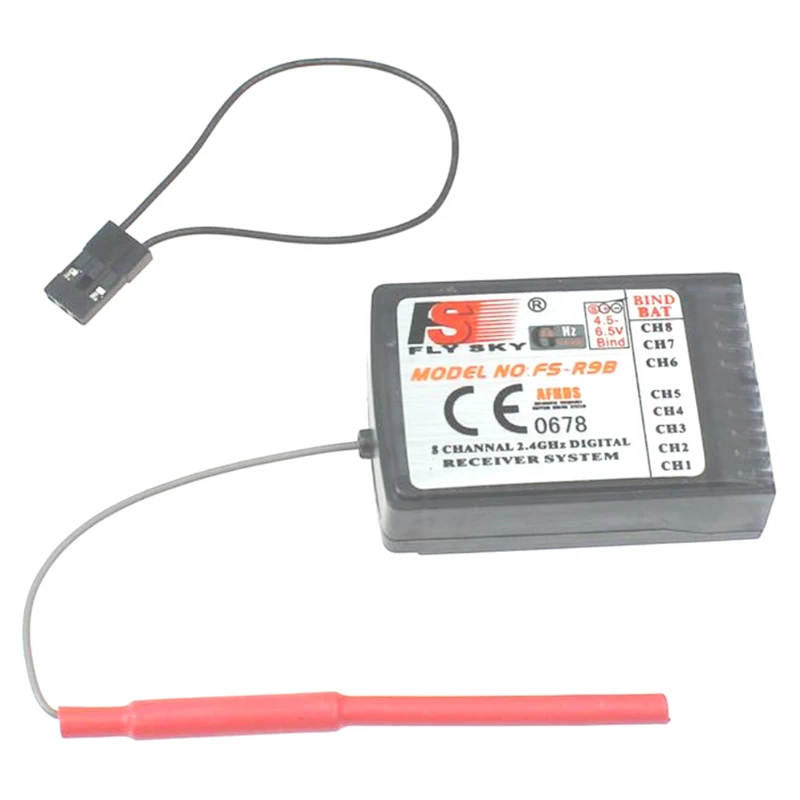 Flysky FS-R9B 2.4GHz 8CH Digtal Receiver System For Turnigy 9X FS- TH9B 9CH Remote Controller i6 i10 T6 CT6B Transmitter - Image 2