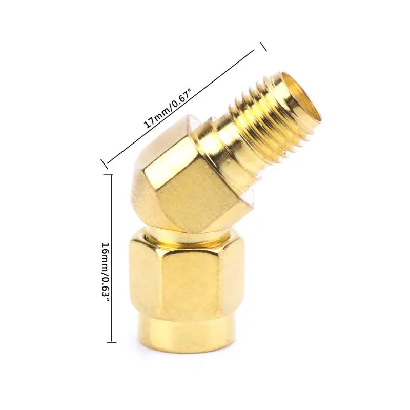 SMA Male To SMA Female 45°135°Bevel Adapter Connector For FPV Goggle Antenna - Image 5