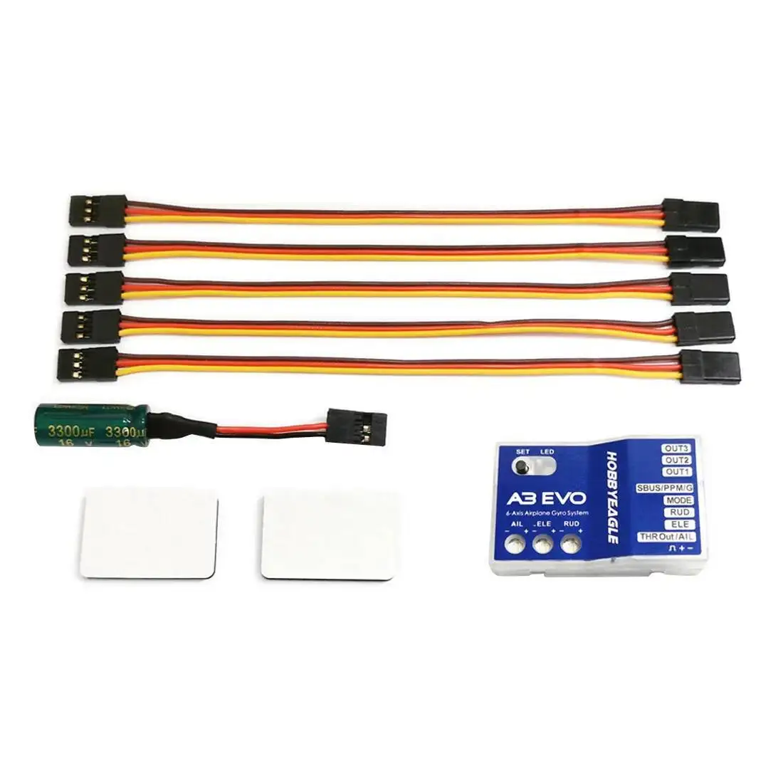 Hobby Eagle A3 EVO / A3 lite Aeroplane Flight Controller Stabilizer 6 Axis Gyro Support PPM Receiver Fixed-Wing For RC Drone - Image 2