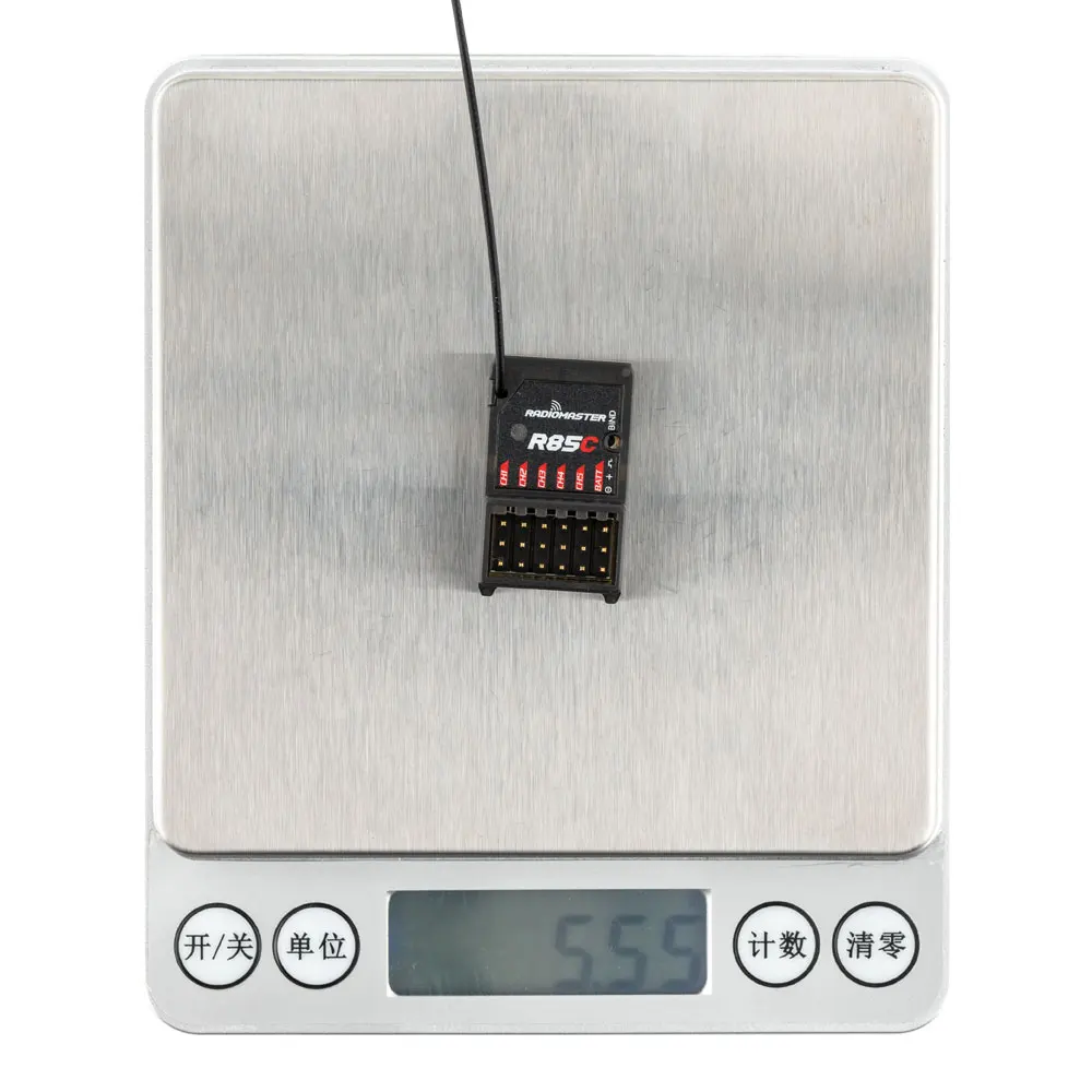 RadioMaster R85C 5ch 2.4GHz 4in1Multi-protocol PWM Receiver External Antenna - Image 3