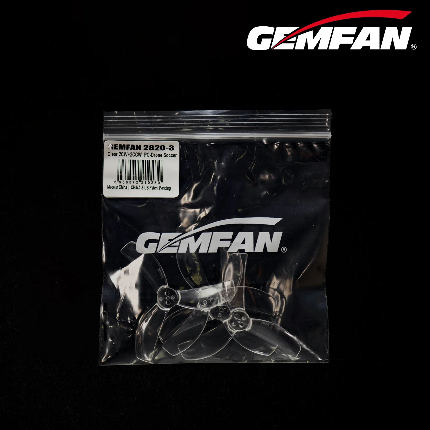 GEMFAN 2820 3-Blade Propeller 71mm 1.5mm CW/CCW PC Props For FPV Racing Drone Quadcopter 200mm Multiaxis Soccer Blad RC 4pairs - Image 5