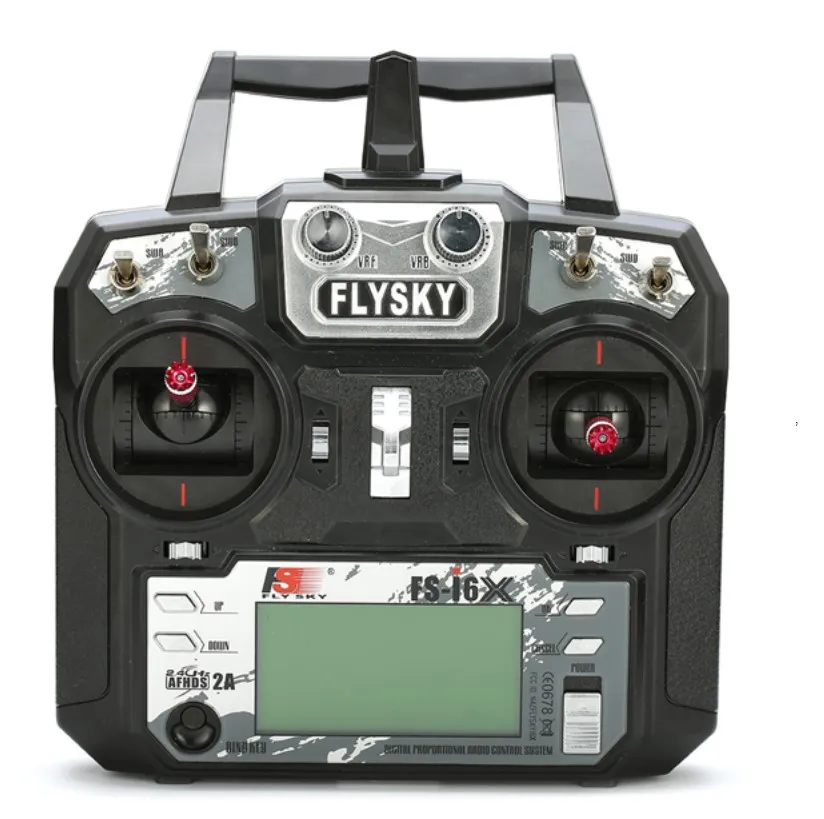 FLYSKY FS-i6X FS i6X 10CH 2.4GHz AFHDS 2A RC Transmitter With iA6B iA10B Receiver for RC FPV Racing Drone Retailbox