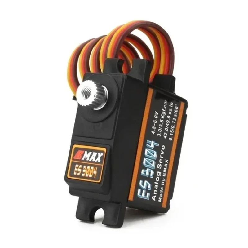 1pcs for EMAX ES3004 20g 3.5kg 0.13sec 23T Metal Gear Analog Servo For RC Airplane ES3104 upgrade - Image 3