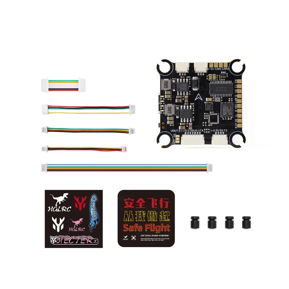 HGLRC F405 8S V1 Flight Controller for FPV Racing / Freestyle Drones - Image 4