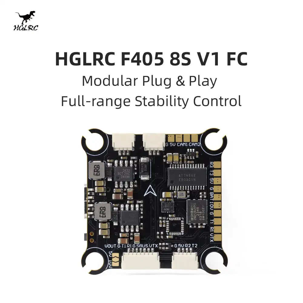 HGLRC F405 8S V1 Flight Controller for FPV Racing / Freestyle Drones