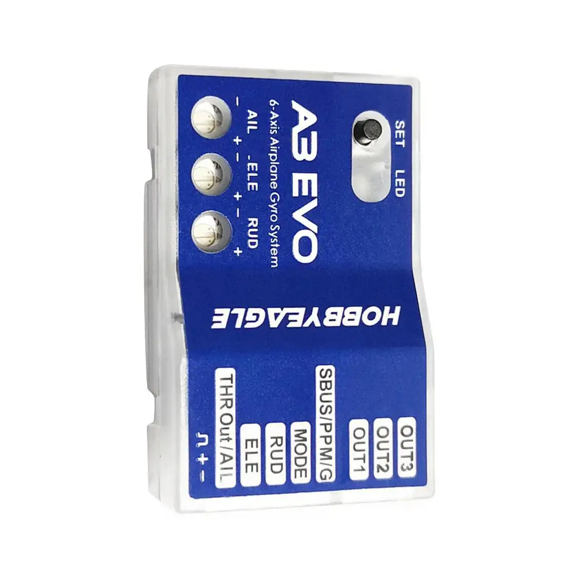 Hobby Eagle A3 EVO / A3 lite Aeroplane Flight Controller Stabilizer 6 Axis Gyro Support PPM Receiver Fixed-Wing For RC Drone - Image 3