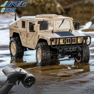 JJRC C8835 RC Car Simulation Crawler All-terrain RC Off-road Climbing Car Electric Remote Control Car Model with Light Toy Gift