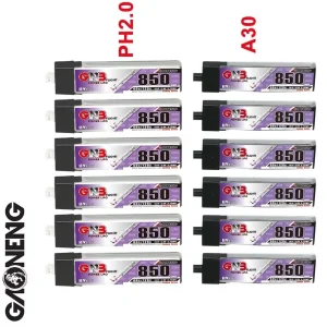 GAONENG GNB 3.8V HV 850mAh 1S 60C/120C 4.35V Lipo Battery With A30 /Ph2.0 Plug Connector For RC Quadcopter FPV Drone DIY Parts