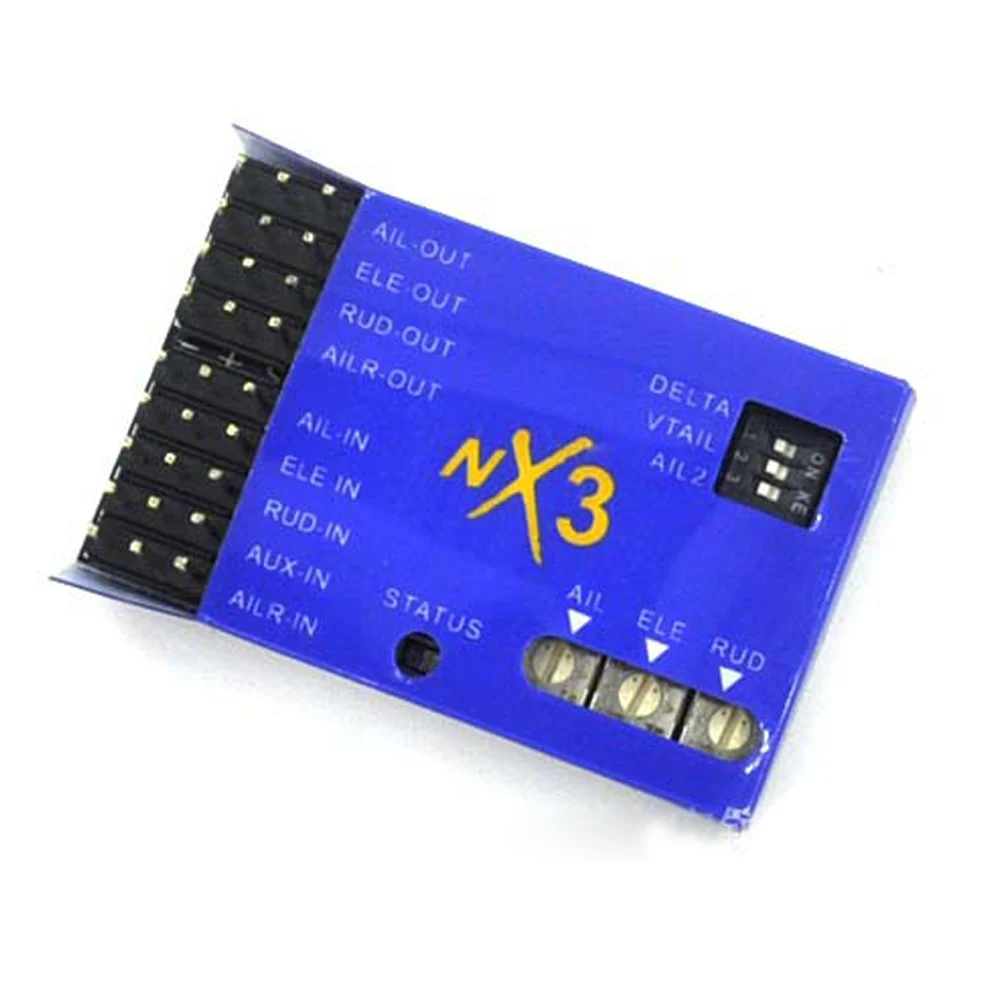 NX3 3D Fixed-wing 3 Axis Gyroscope Flight Controller Autobalance Stabilizer For Fixed-wing Aircraft RC Airplane - Image 3