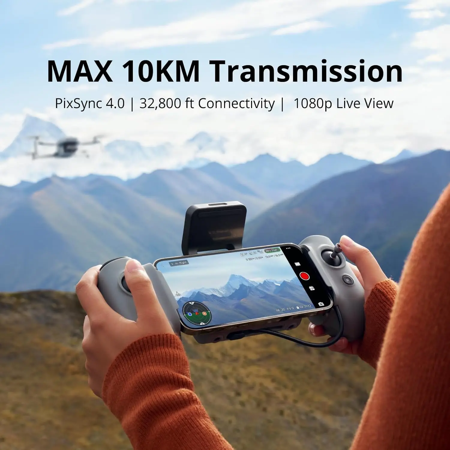 Potensic ATOM 2 Drone, 4K HDR Video, 8K Photo, 3-Axis Gimbal Camer, Under 249g, Vertical Shooting,10-KM, AI Night Shot, AI Track - Image 2