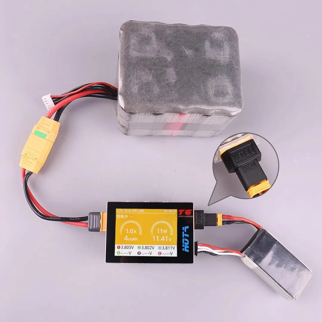 HOTA Integrated Adapter Plug XT60 Female Head to XT30 Male Head LiPo Battery Charging Adapter Plug - Image 3