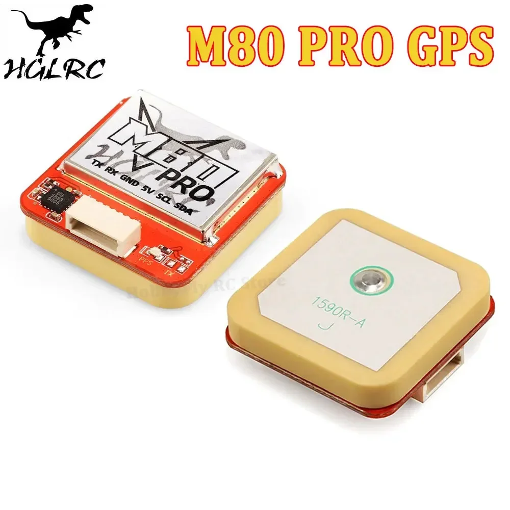 HGLRC M80 PRO GPS QMC5883 Compass | Supports GLONASS/GLILEO/QZSS/SBAS/BDS | 5V Power for FPV RC Racing Drone - Image 3