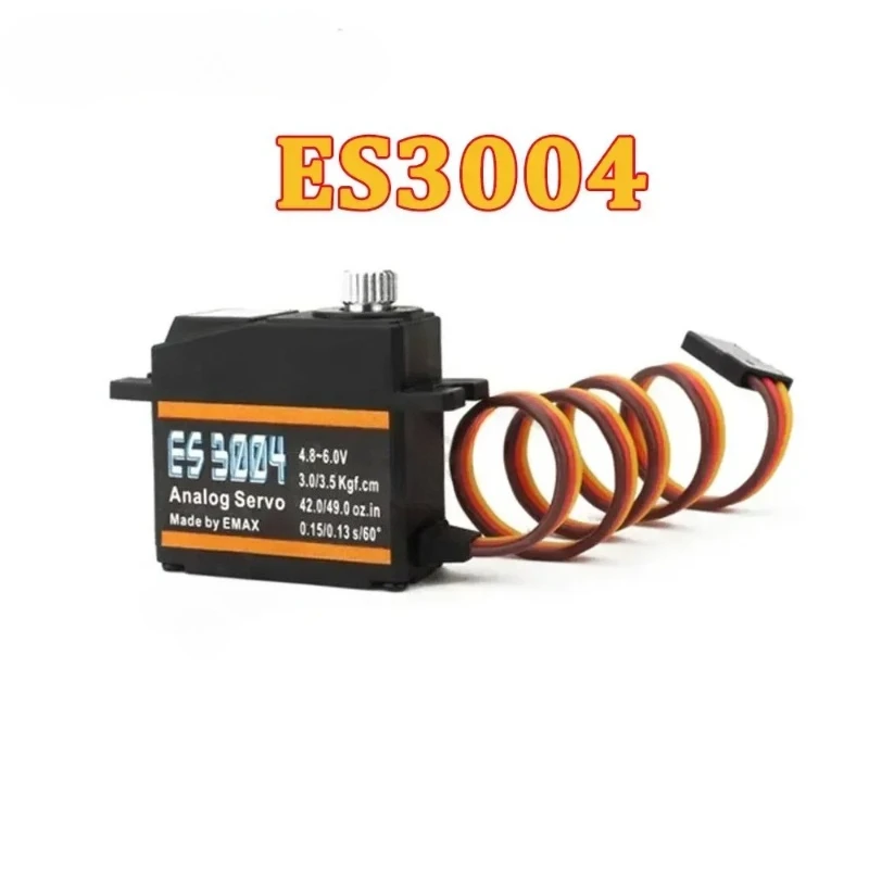 1pcs for EMAX ES3004 20g 3.5kg 0.13sec 23T Metal Gear Analog Servo For RC Airplane ES3104 upgrade - Image 2