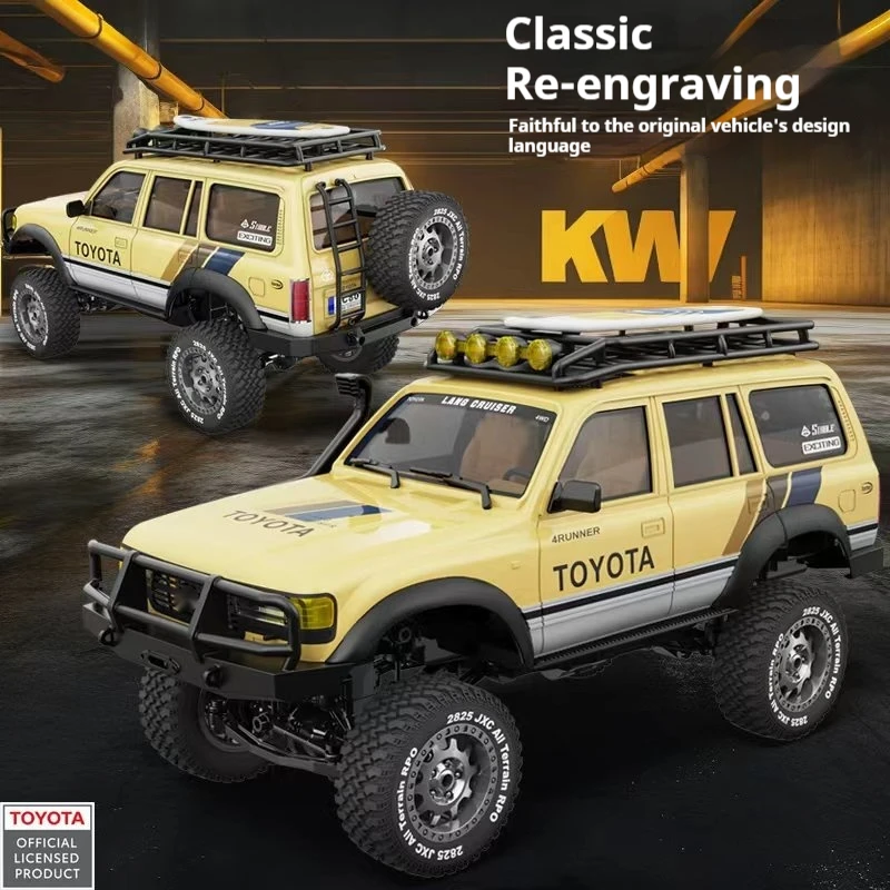 JXC Jingxiaochuang 1/12 Lc80 Rc Remote-Controlled Simulation Electric Four-Wheel Drive Off-Road Climbing Vehicle Model Toy Gift - Image 3