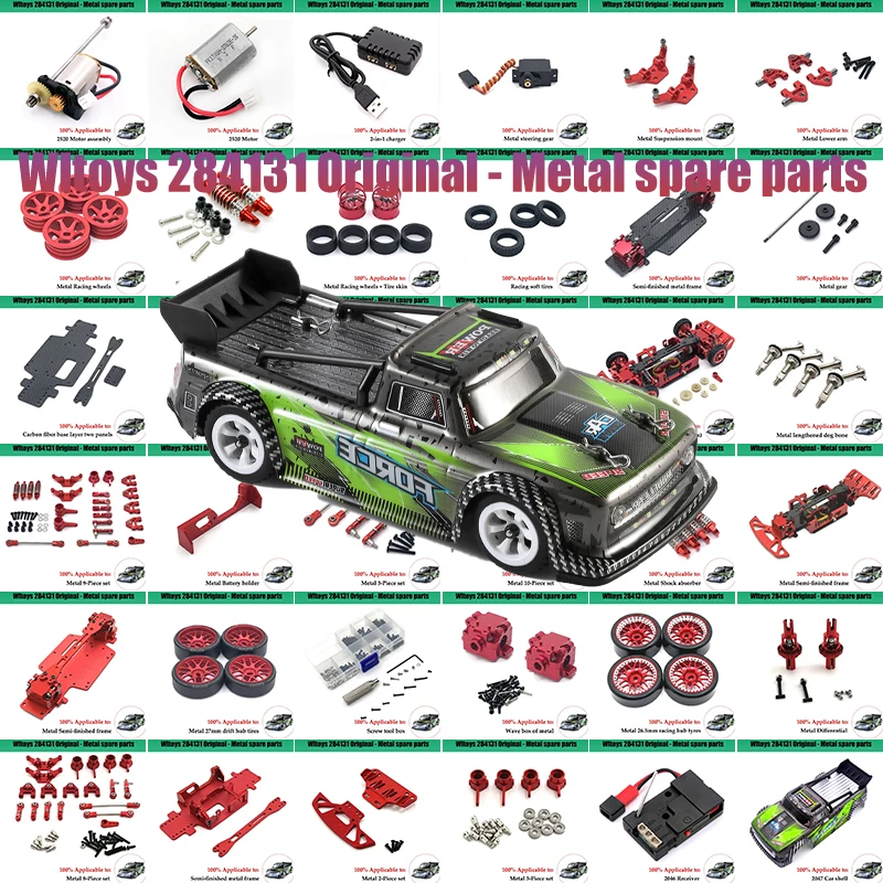 284010-2520 Motor for WLtoys 284010 284131 K969 K989 1/28 RC Car Spare Parts Accessories Accesorios Rc Crawler 1/28 Servo Motor