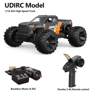 UD1610s RC Crawler 1/16 Brushless Remote Control Car Flip Off-Road Climbing Vehicle UDIRC Simulation Model Toy for Adults