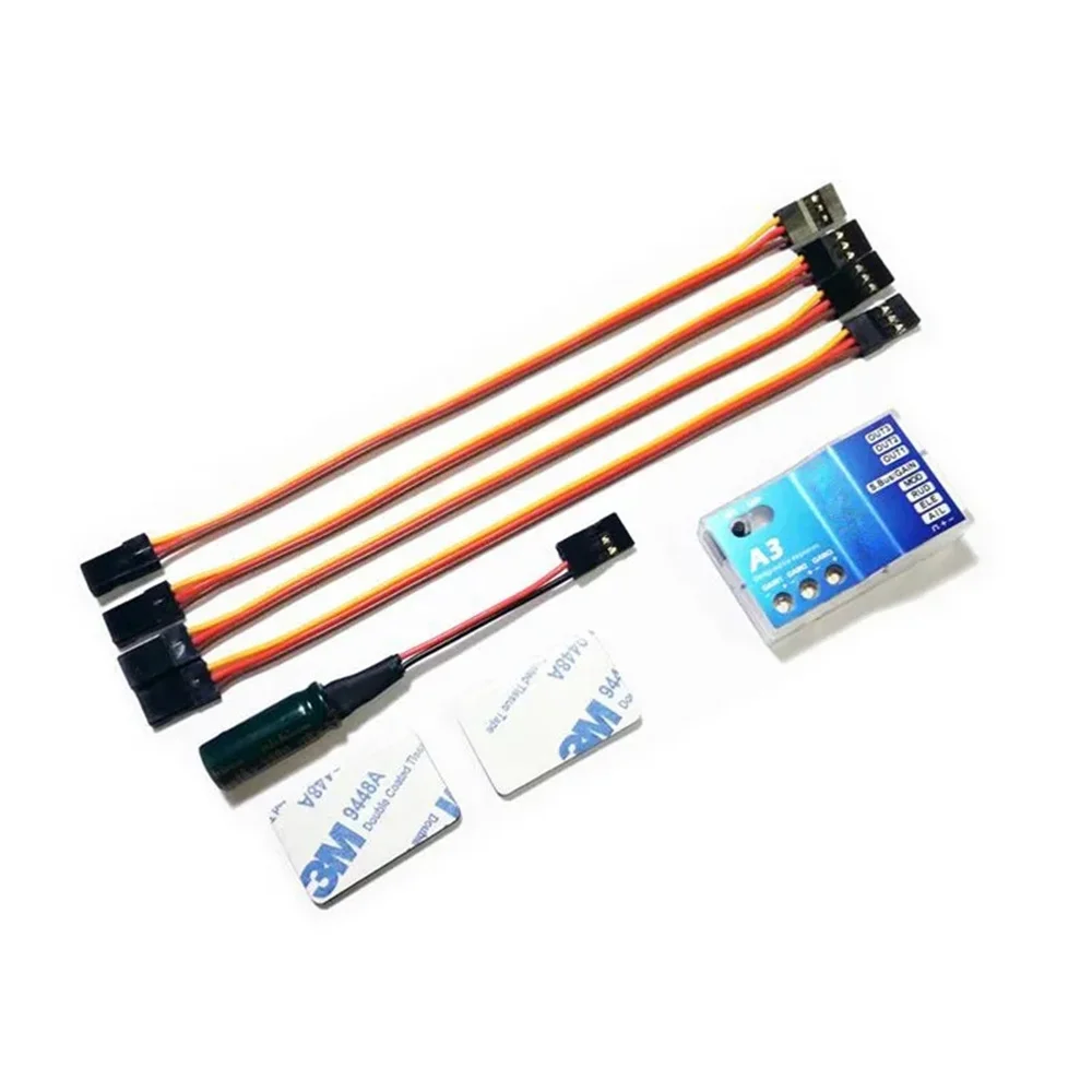 High Quality 3 Axis Gyro A3 V2 Aeroplane Flight Controller Stabilizer for RC Airplane Fixed-wing Fixed wing Copter - Image 3
