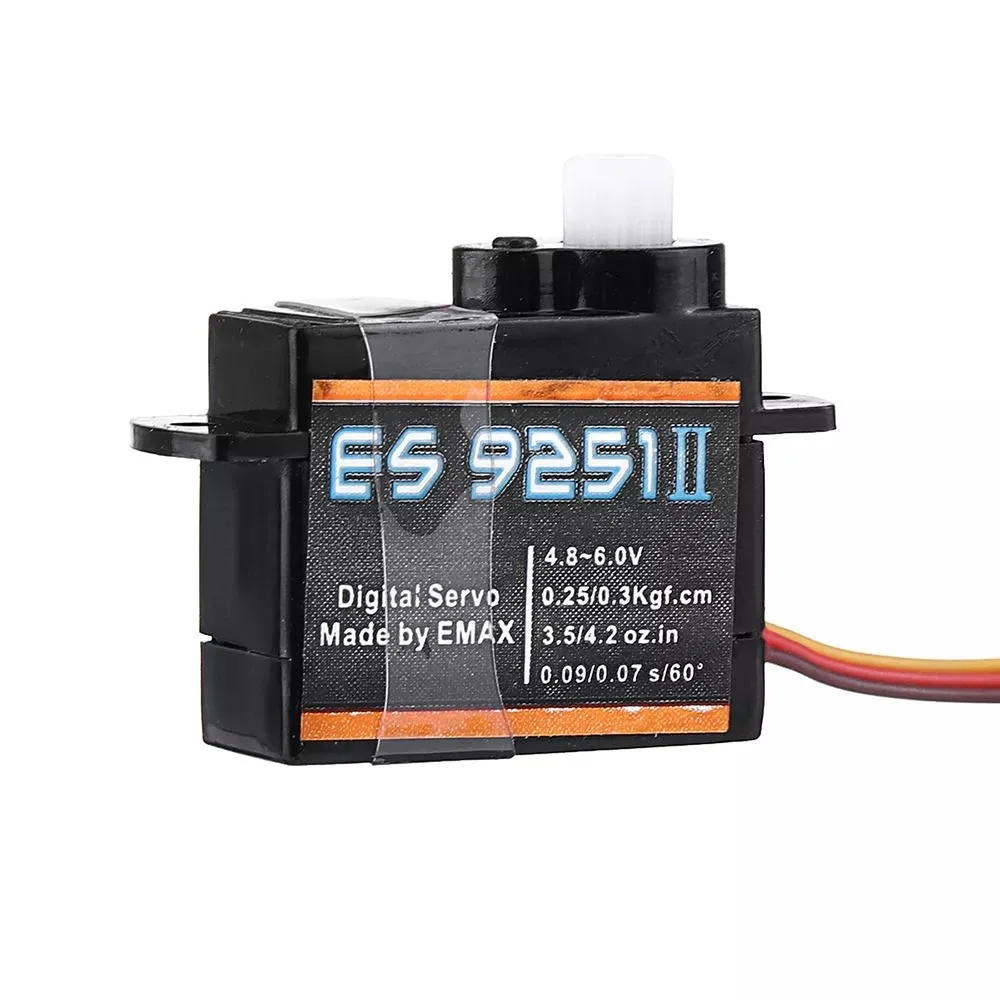 Emax ES9251Ⅱ Upgrade Version 2.5g Plastic Micro Digital Servo For RC Model - Image 2
